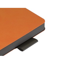 Ежедневник А5 датированный "Boston" 2027, оранжевый с серым обрезом