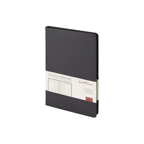 Ежедневник А5 датированный "Megapolis Nappa" на 2026, черный