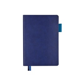 Ежедневник А5 датированный "Boston" 2027, синий с голубым обрезом