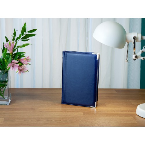 Ежедневник А5 полудатированный «Boss», синий