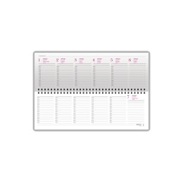 Планинг ГР. датированный «Sidney Nebraska» 2026, бордовый