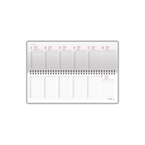 Планинг ГР. датированный «Sidney Nebraska» 2026, бордовый