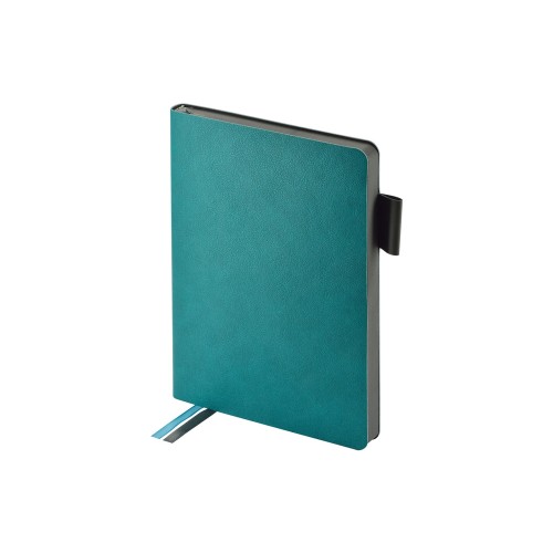 Ежедневник А5 датированный "Boston" 2027, морская волна с серым обрезом