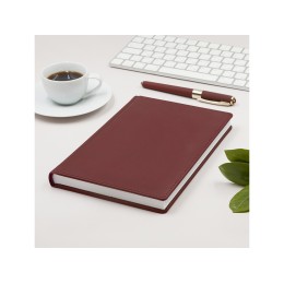 Ежедневник А5 датированный «Velvet» 2026, бордовый