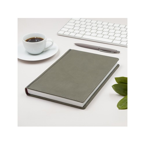 Ежедневник А5 датированный «Velvet» 2026, серый