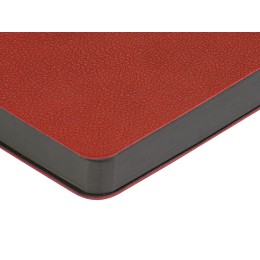 Ежедневник А5 датированный "Boston" 2027, красный с серым обрезом