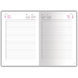 Ежедневник А5 датированный «Velvet» 2026, бордовый