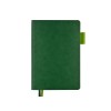 Ежедневник А5 датированный "Boston" 2027, зеленый с салатовым обрезом