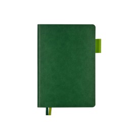 Ежедневник А5 датированный "Boston" 2027, зеленый с салатовым обрезом