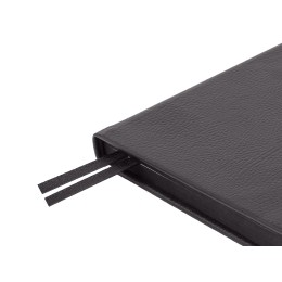 Ежедневник А5 датированный "Megapolis Nappa" на 2026, черный