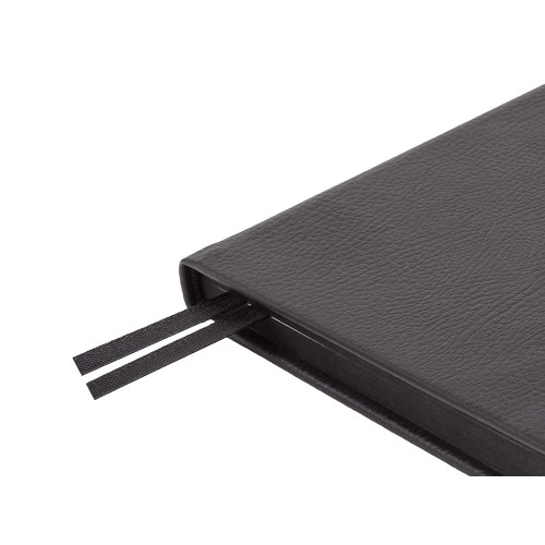 Ежедневник А5 датированный "Megapolis Nappa" на 2026, черный