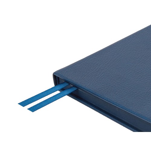 Ежедневник А5 датированный "Megapolis Nappa" на 2026, темно-синий