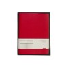 Ежедневник полудатированный А5 "Orbit", красный