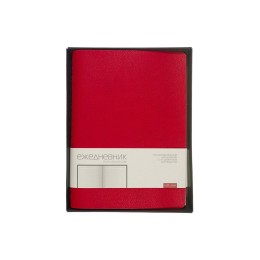Ежедневник полудатированный А5 "Orbit", красный
