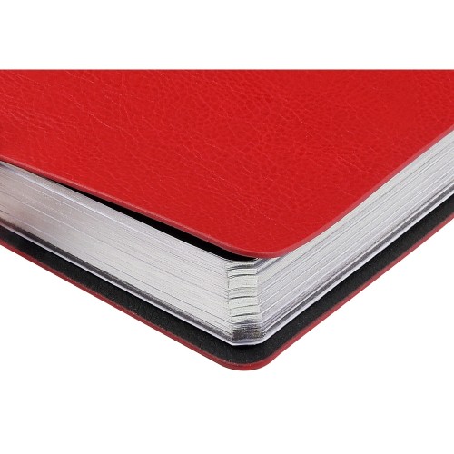 Ежедневник полудатированный А5 "Orbit", красный