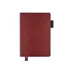 Ежедневник А5 датированный "Boston" 2027, бордовый с серым обрезом