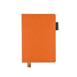 Ежедневник А5 датированный "Boston" 2027, оранжевый с серым обрезом