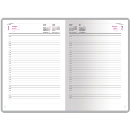 Ежедневник А5 датированный «Velvet» 2026, темно-синий