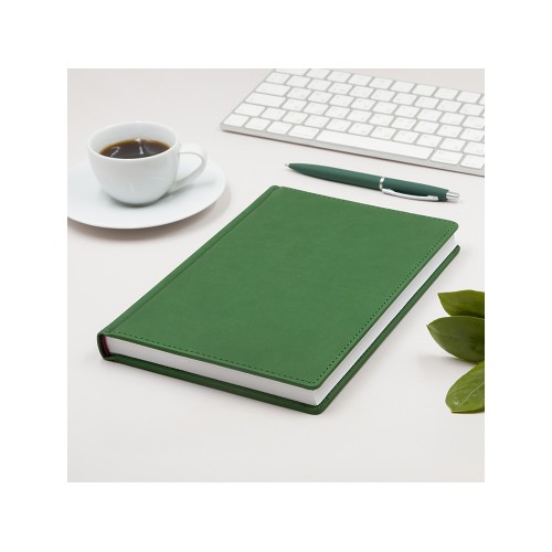 Ежедневник А5 датированный «Velvet» 2026, зеленый