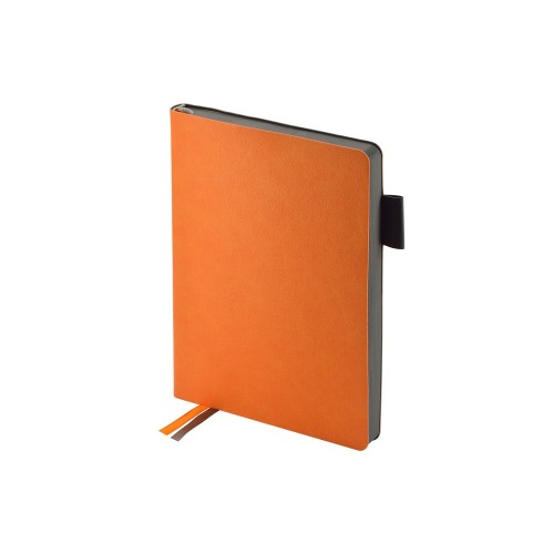 Ежедневник А5 датированный "Boston" 2027, оранжевый с серым обрезом
