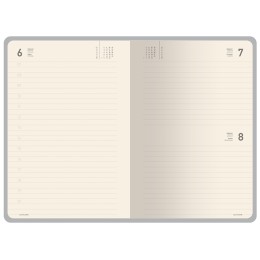 Ежедневник А5 датированный "Megapolis Color" 2026, серый