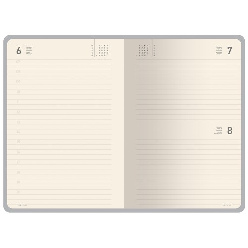 Ежедневник А5 датированный "Megapolis Color" 2026, серый