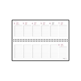 Планинг датированный «Бумвинил» 2025, коричневый