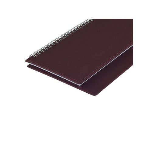 Планинг датированный «Velvet» 2026, бордовый