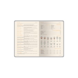 Ежедневник А5 датированный "Boston" 2027, коричневый с салатовым обрезом