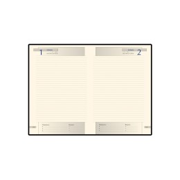 Ежедневник А5 полудатированный «Imperium», синий (уголки и срез золото)