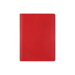 Ежедневник полудатированный А5 "Orbit", красный