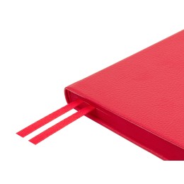 Ежедневник А5 датированный "Megapolis Nappa" на 2026, красный