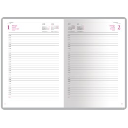 Ежедневник А5 датированный «Velvet» 2026, синий