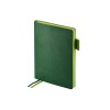 Ежедневник А5 датированный "Boston" 2027, зеленый с салатовым обрезом