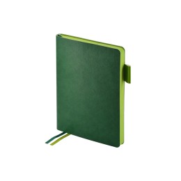 Ежедневник А5 датированный "Boston" 2027, зеленый с салатовым обрезом