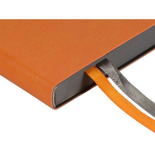 Ежедневник А5 датированный "Boston" 2027, оранжевый с серым обрезом