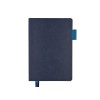 Ежедневник А5 датированный "Boston" 2027, темно-синий с голубым обрезом