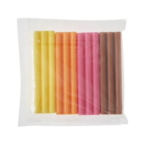 Набор Съедобный пластилин 4 кусочков (без ножа)