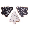 Набор новогодних имбирных печений в форме елочки