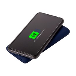 Внешний беспроводной аккумулятор c QC/PD "Reload", 10000 mAh, темно-синий