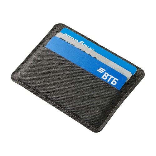 Подарочный набор "Consul": обложка для паспорта и картхолдер, серый