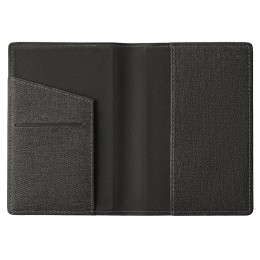 Подарочный набор "Consul": обложка для паспорта и картхолдер, серый