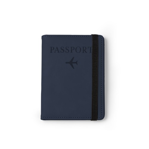 Обложка для паспорта MUNDI из полиуретана, синий