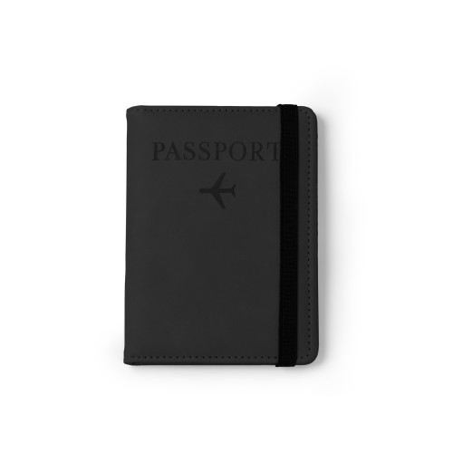 Обложка для паспорта MUNDI из полиуретана, черный