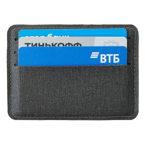 Подарочный набор "Consul": обложка для паспорта и картхолдер, серый