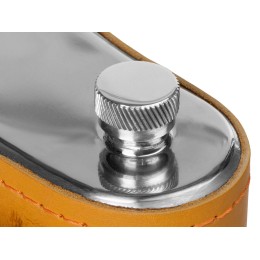 Фляга 510 (рыжая кожа), 1,5 л