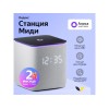 Умная колонка ЯНДЕКС Станция Миди с Алисой, с Zigbee, 24 Вт, цвет: серый (YNDX-00054GRY)