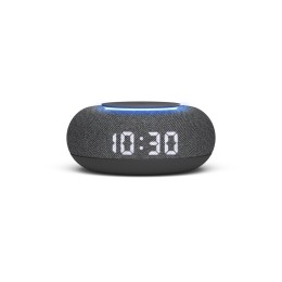 Умная колонка VK Капсула Мини с голосовым помощником Марусей, темный серый