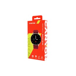 Смарт-часы Canyon SW-68 “ Badian”, IP68, темно-красный (Р)