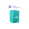 Умная колонка ЯНДЕКС Станция Макс с Алисой, с Zigbee, 65 Вт, цвет: бирюзовый (YNDX-00053TRQ)